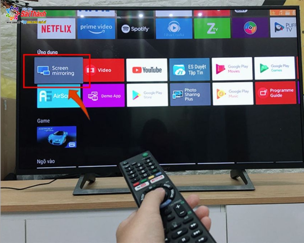 Tivi có tính năng Screen Mirroring