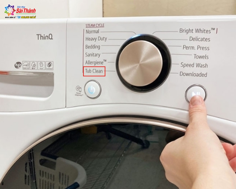Cách vệ sinh máy giặt cửa trước