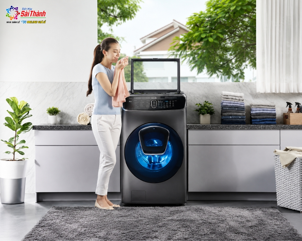 Mẫu máy giặt sấy LG Inverter F2721HTTV