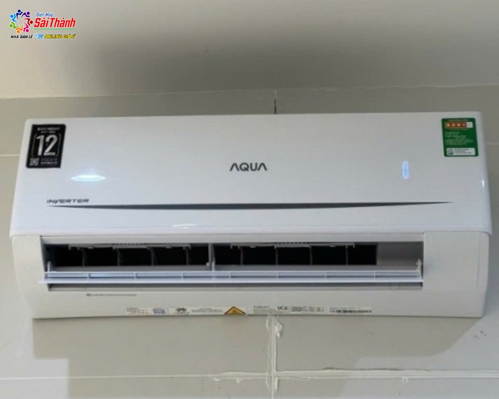 Điều hòa Aqua sử dụng gam màu trắng thanh lịch