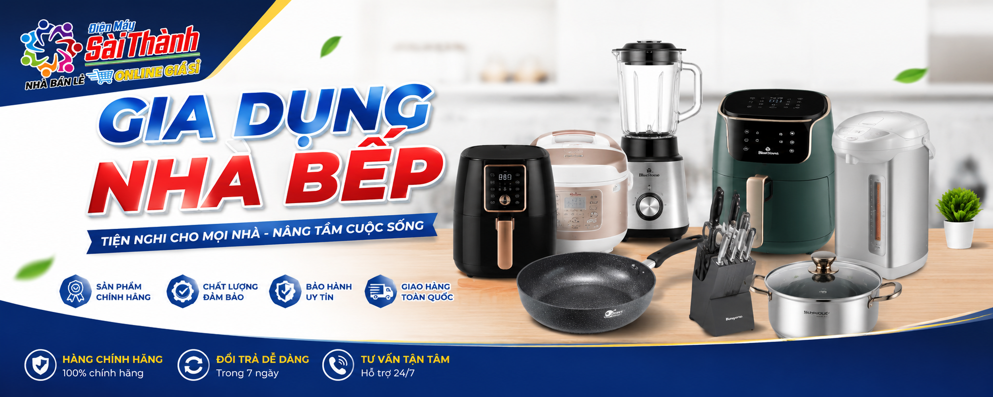 Banner Gia dụng - Nhà bếp