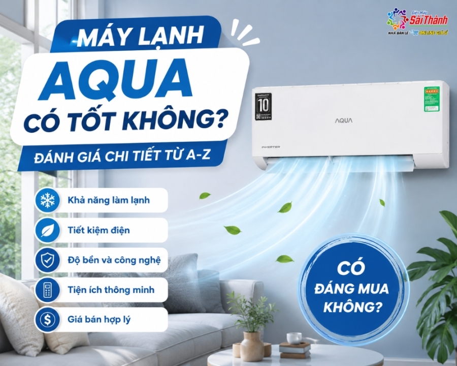 Đánh Giá Máy Lạnh Aqua Có Tốt Không? Có Đáng Mua Không?