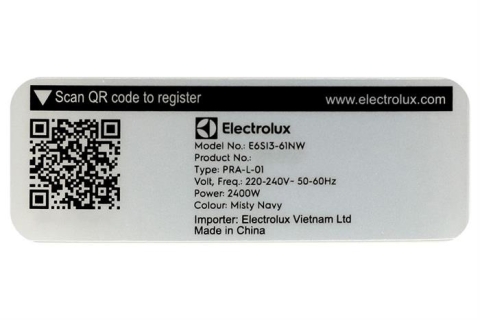Bàn ủi hơi nước Electrolux E6SI3-61NW 2400W