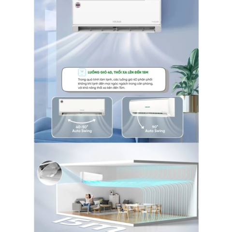  Điều hòa 1 chiều Hikawa Inverter 12.300 BTU HI-VC15S/HO-VC15S