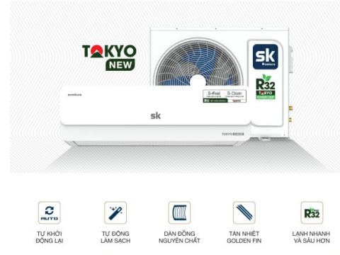  Điều hòa Sumikura Inverter 1 chiều 9.000 BTU APS/APO-092/TOKYO