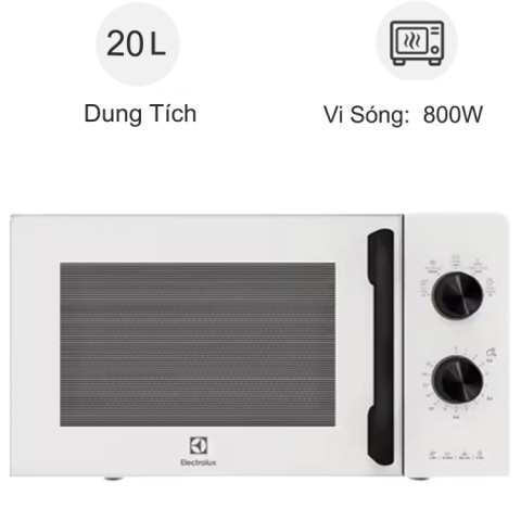 Lò vi sóng Electrolux EMM20K22W 20 lít