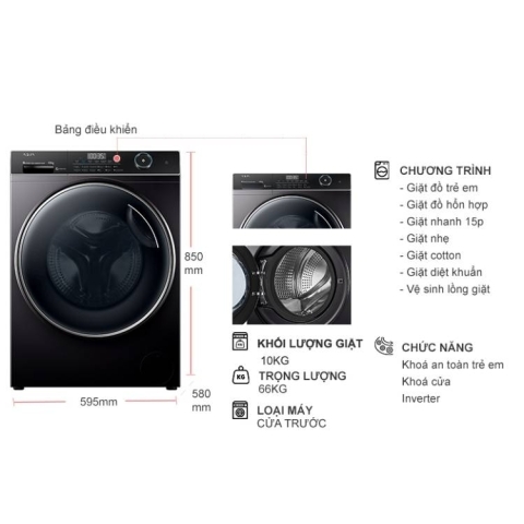 Máy giặt Aqua Inverter 10Kg AW10-B4959U1K(B)