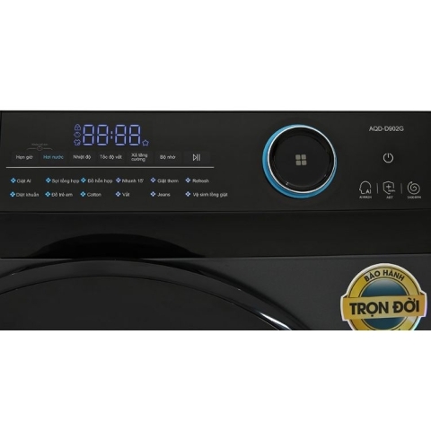 Máy giặt Aqua Inverter 9.0Kg AQD-D902G.BK