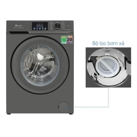 Máy giặt Casper Inverter 12.5 kg WF-D125VGR1