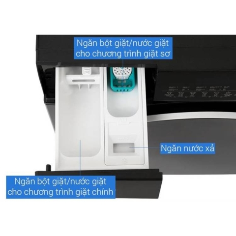 Máy giặt sấy Hisense Inverter 10.5 sấy 7 kg WD105M3
