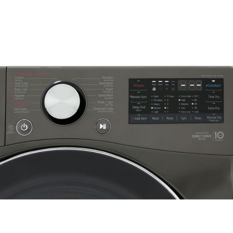Máy giặt sấy LG Inverter 15.0Kg – sấy 8.0Kg F2515RTGB