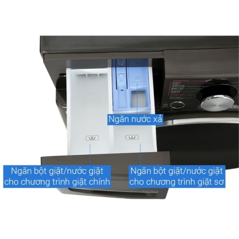 Máy giặt sấy LG Inverter 15.0Kg – sấy 8.0Kg F2515RTGB
