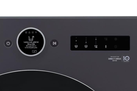 Máy giặt sấy LG Inverter giặt 15 kg - sấy 8 kg F2515RNTG