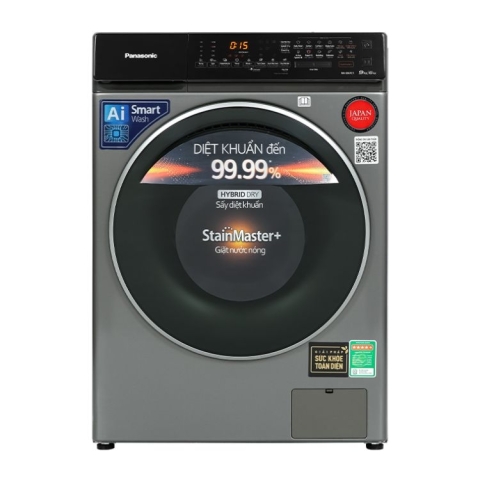 Máy giặt sấy Panasonic Inverter 10.0Kg – sấy 6.0Kg NA-S106FC1LV