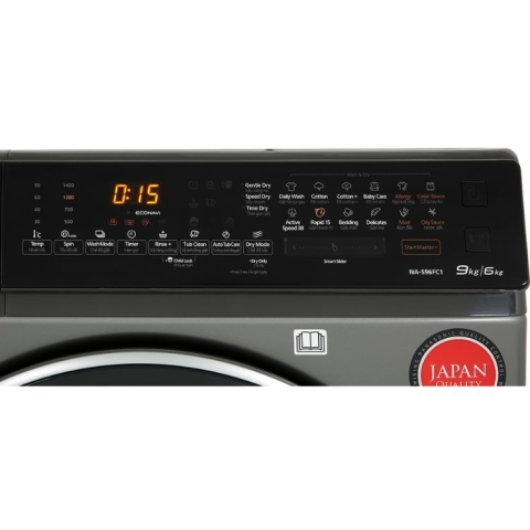 Máy giặt sấy Panasonic Inverter 10.0Kg – sấy 6.0Kg NA-S106FC1LV