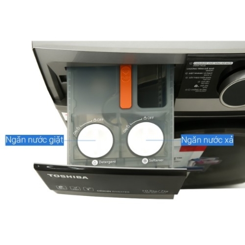 Máy Giặt Sấy Toshiba Inverter giặt 10.5 – sấy 7.0Kg TWD-BM115GF4V(SK)