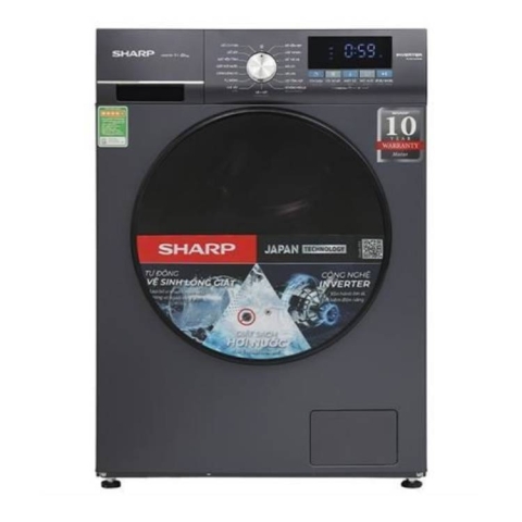Máy giặt Sharp Inverter 11.0Kg ES-FM110CB-SB