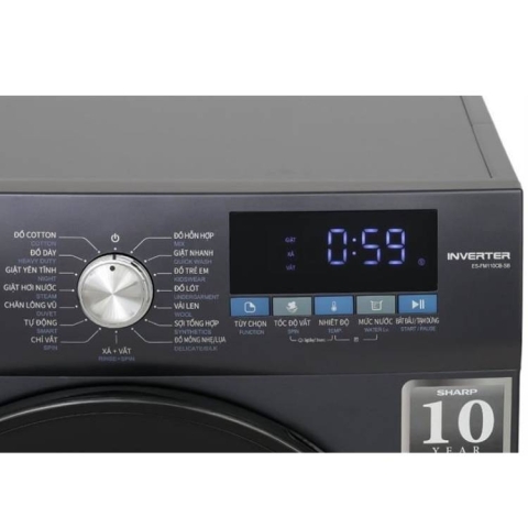 Máy giặt Sharp Inverter 11.0Kg ES-FM110CB-SB
