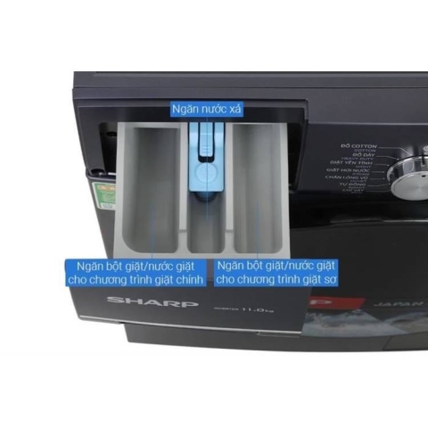 Máy giặt Sharp Inverter 11.0Kg ES-FM110CB-SB