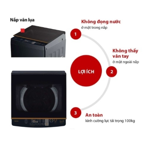 Máy Giặt Toshiba inverter 10.0Kg AW-DM1100JV(MK)
