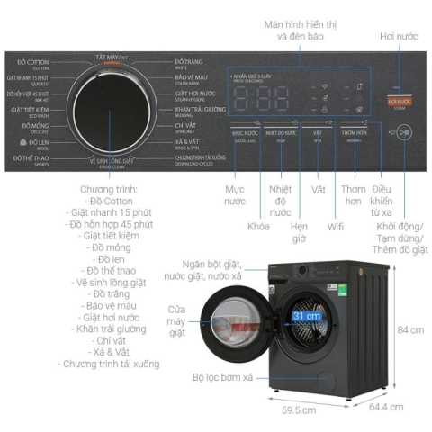 Máy giặt Toshiba Inverter 13.0kg TW-T21BU140UWV(MG)