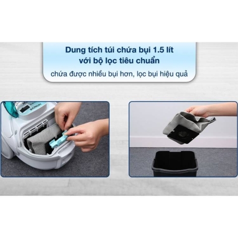 Máy Hút Bụi Hitachi 1600W CV-BF16 24CV(GN)