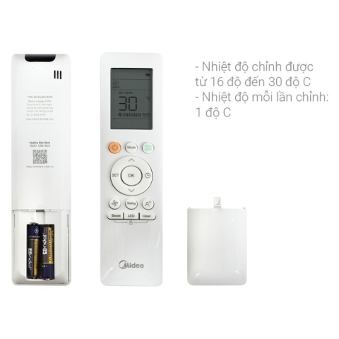 Máy lạnh Inverter Midea 1.0hp MSAGA-10CRDN8