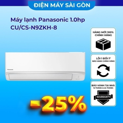 Máy lạnh Panasonic 1.0hp CU/CS-N9ZKH-8