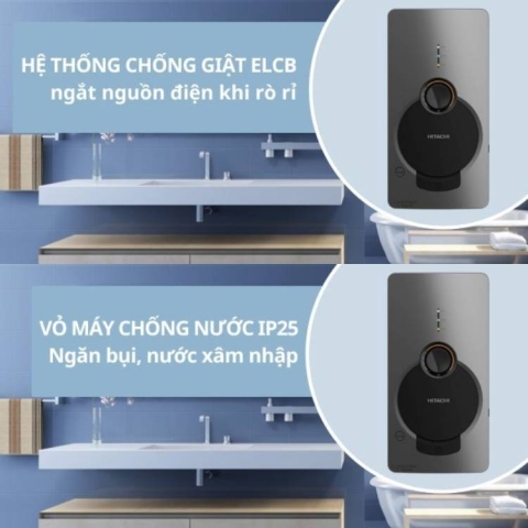 Máy nước nóng Hitachi HES-48GPYMMSAVN