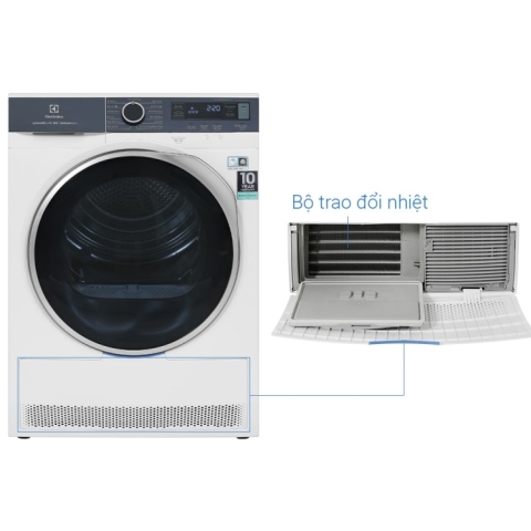 Máy sấy bơm nhiệt Electrolux 9.0Kg EDH903R9WB