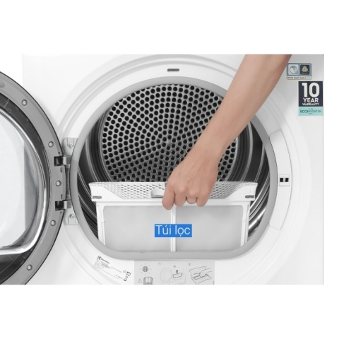 Máy sấy bơm nhiệt Electrolux 9.0Kg EDH903R9WB