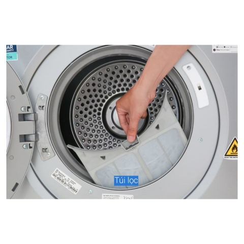 Máy sấy thông hơi Electrolux 8.0Kg EDV805JQSA