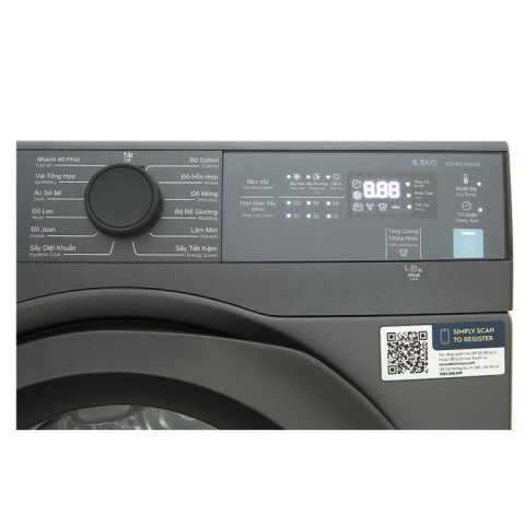 Máy sấy thông hơi Electrolux 8.5Kg EDV854N3SB