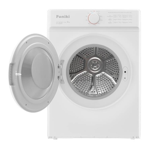 Máy sấy thông hơi Funiki 8 kg HDV680AW