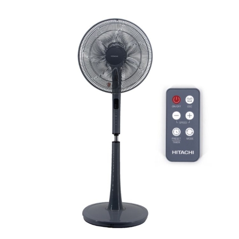 Quạt đứng 7 cánh 24W Hitachi LF-D6RCGM – xám