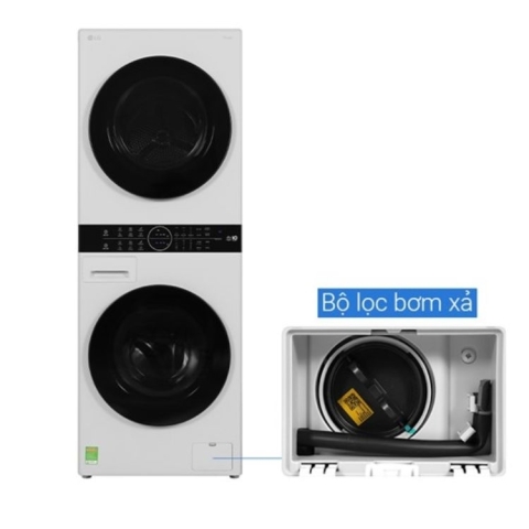 Tháp giặt sấy LG Inverter giặt 14.0Kg – sấy 10.0Kg WT1410NHE
