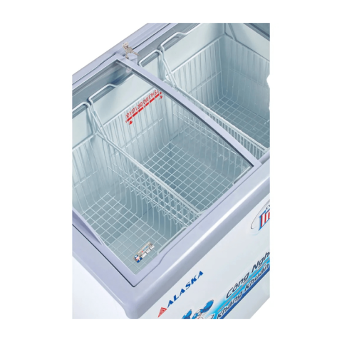 Tủ đông Alaska Inverter kính cong 300 lít KC-210CI