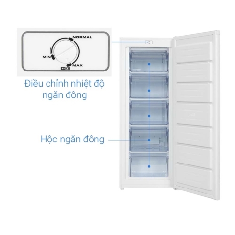 Tủ đông đứng Alaska 210 lít IF-215