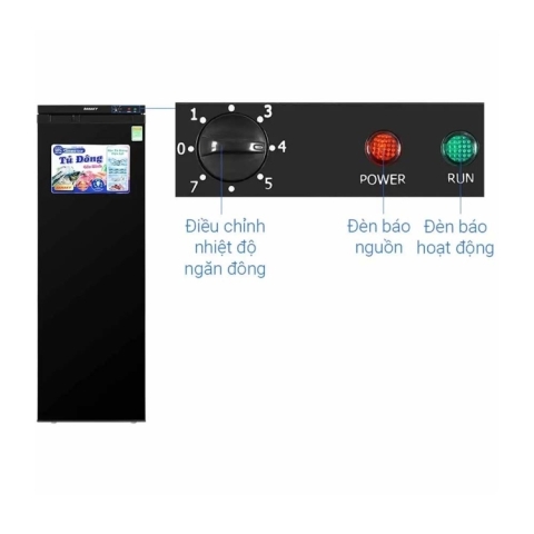 Tủ đông đứng Inverter Sanaky 230/213 lít VH-230VD3