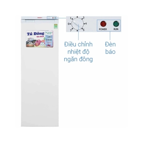 Tủ đông đứng Sanaky 230/213 lít VH-230VD