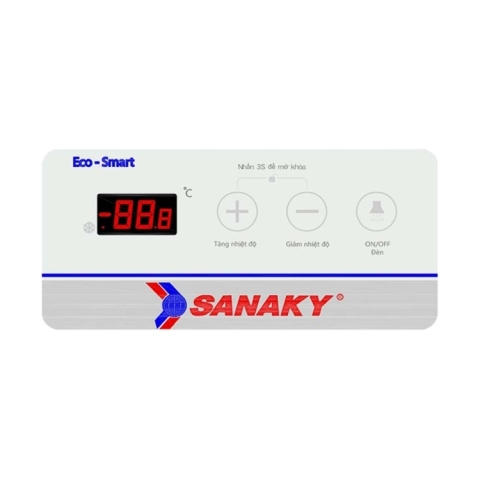 Tủ đông Inverter Sanaky 380/280 lít VH-3899K3B kính cong
