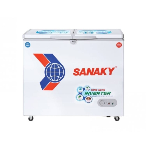 Tủ đông mát Inverter Sanaky 250/195 lít VH-2599W3