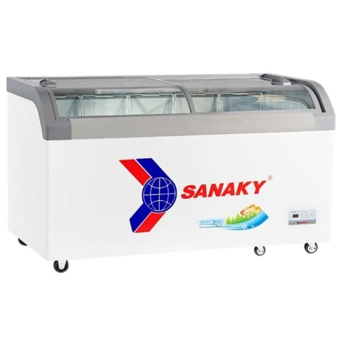 Tủ đông Sanaky 380/280 lít VH-382KB kính cong