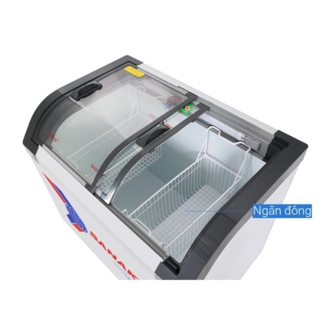 Tủ đông Sanaky 380/280 lít VH-3899KB kính cong