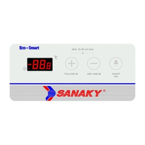 Tủ đông Sanaky 480/324 lít VH-4899KB kính cong
