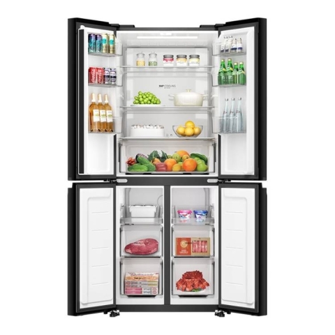 Tủ lạnh Aqua Inverter 410 lít Multi Door AQR-M466XA(CBC)