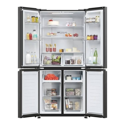 Tủ lạnh Aqua Inverter 469 lít Multi Door AQR-M536XA(GB)