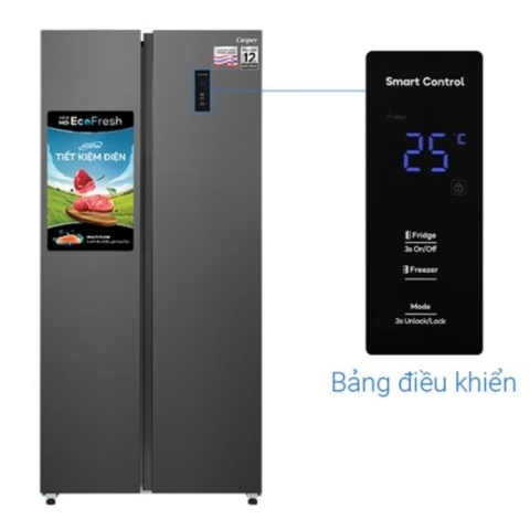 Tủ lạnh Casper Inverter 458 lít RS-460PG