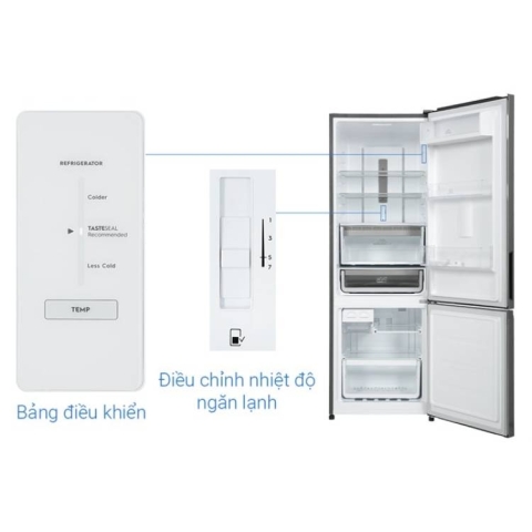 Tủ lạnh Electrolux Inverter 335 Lít EBB3702K-A