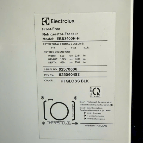 Tủ lạnh Electrolux inverter 340L